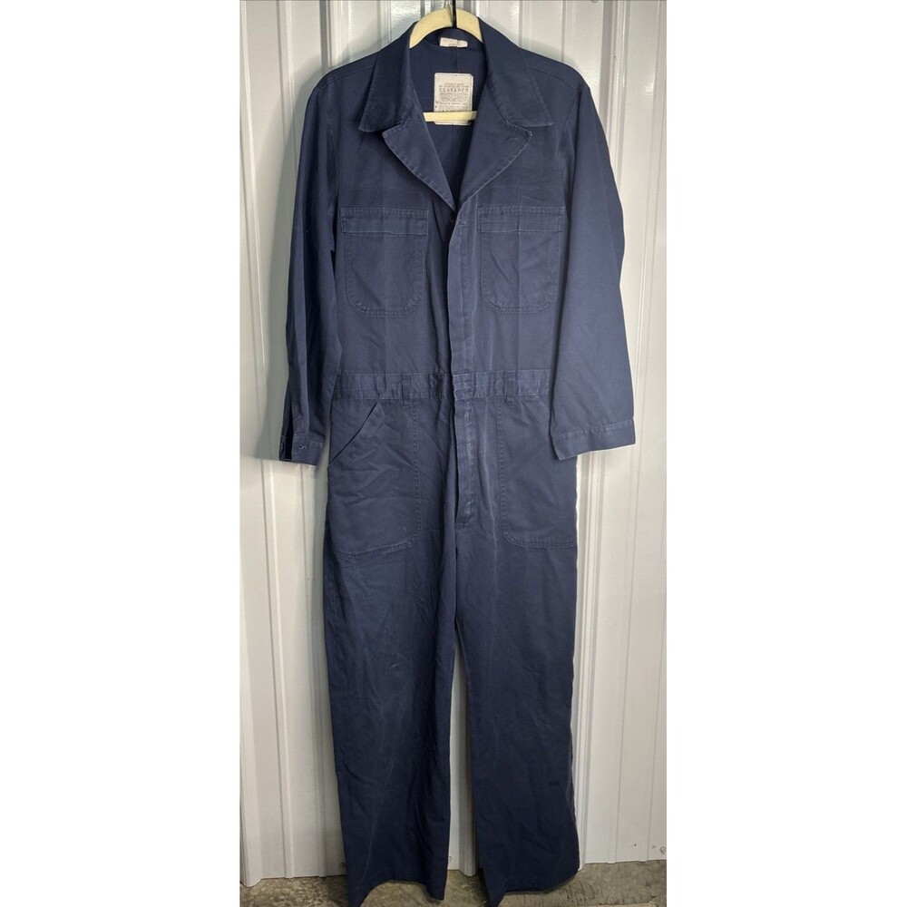 Vintage US navy Seafarer Workwear Coveralls 42 R
